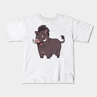 Kawaii boar Kids T-Shirt